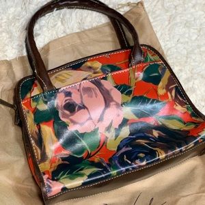 Patricia Nash “Winter Bloom” Paris Satchel